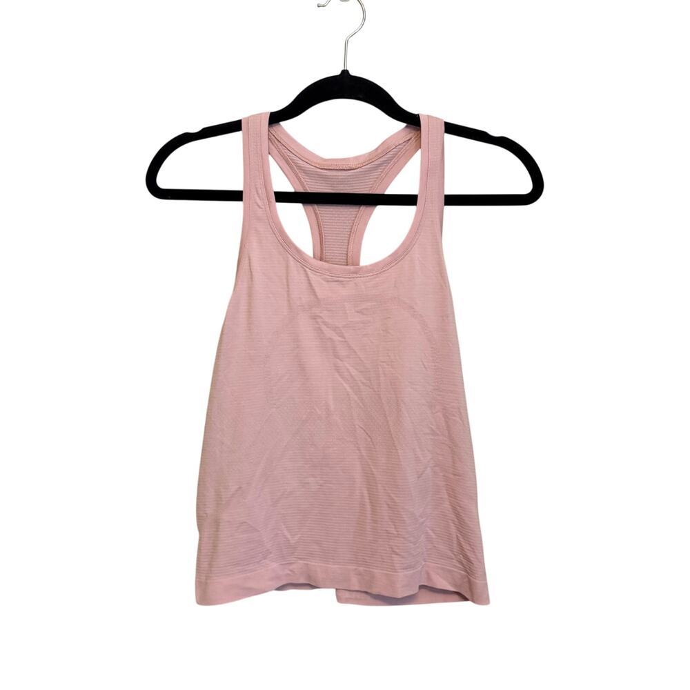 Lululemon Swiftly Tech Racerback Tank Top 6 Pink Athletic Gym Workout Training